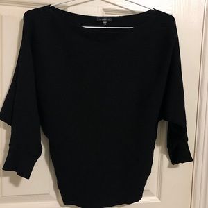 DYNAMITE Black Peplum Knit Sweater XS